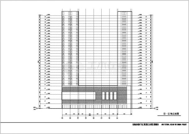 某地区31层商住楼建筑设计方案图-图二