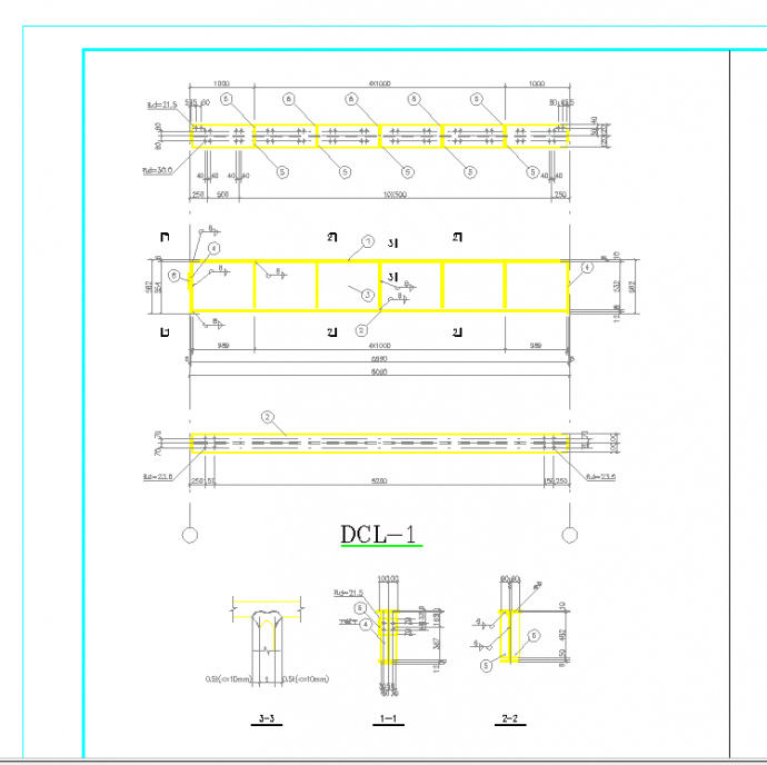 某地门式刚架厂房吊车梁节点构造详图CAD图纸_图1