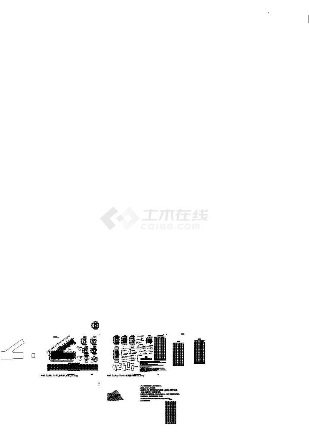 锡溧漕河杏里桥全长327.18m主桥下承式混凝土系杆拱桥CAD图-图四
