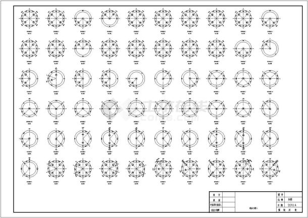 某地89X18螺栓球单坡矩形网架设计图-图二