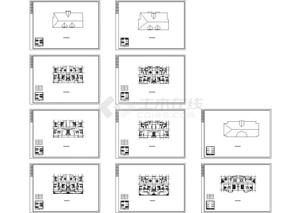 沁阳住宅小区规划方案园林设计图，带效果图-图一
