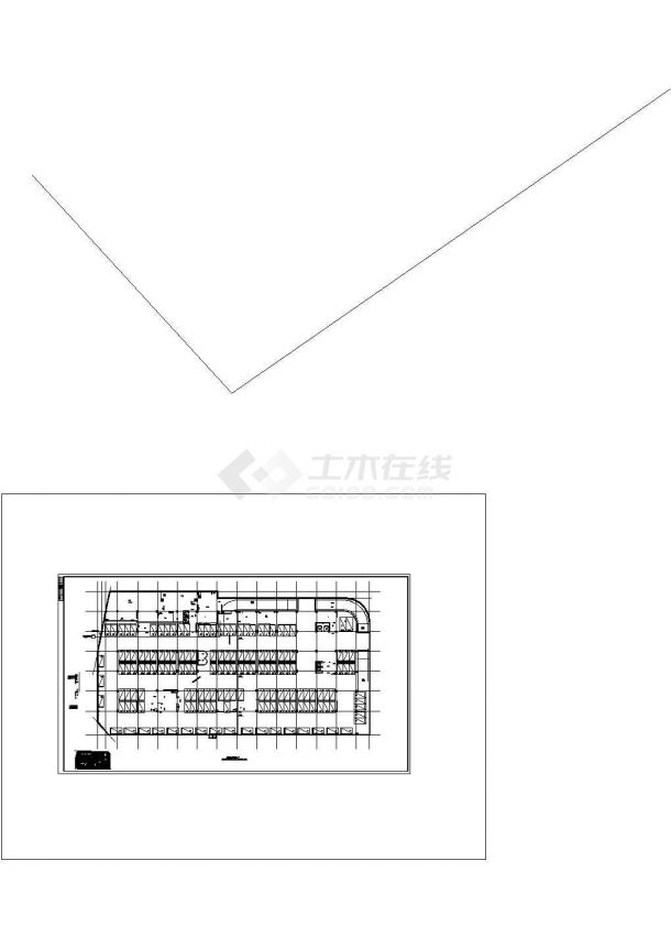 某大型商业广场强弱电设计cad全套施工图（含设计说明）-图一