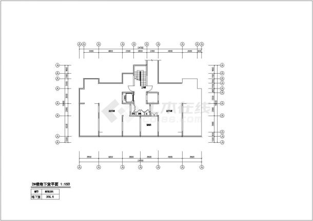 某小区十七层商住楼建筑设计方案图-图二