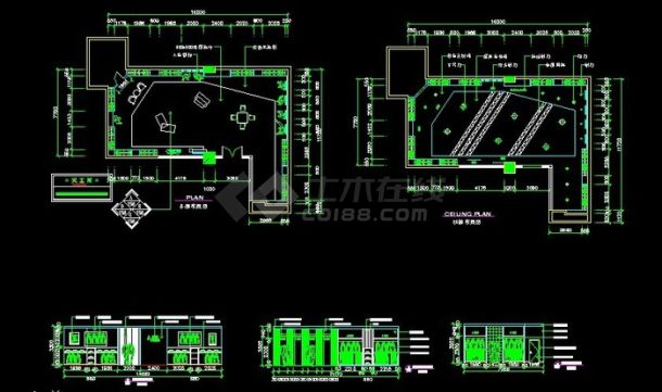 几套服装店CAD图纸-图一