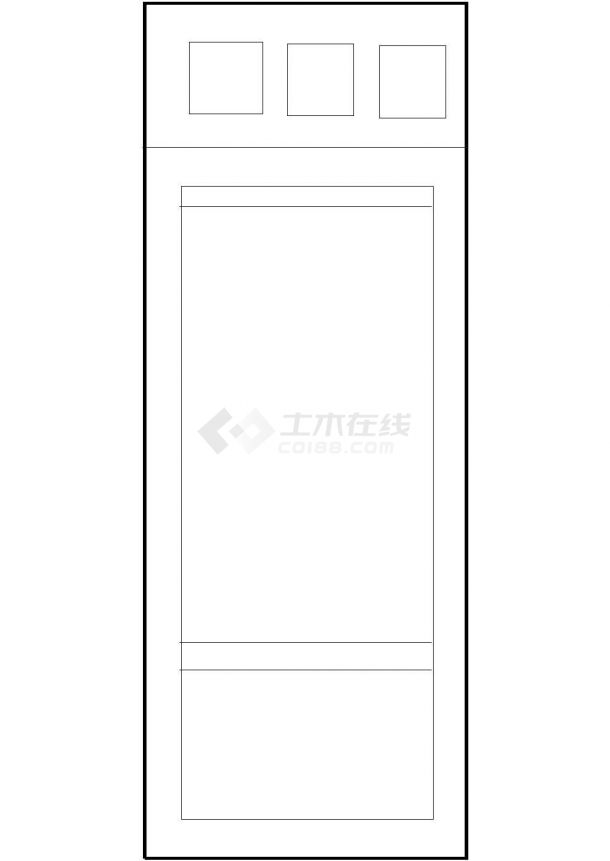 门189种各种样式门大样图-图一