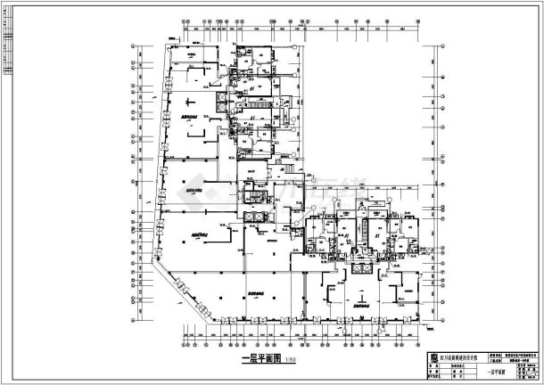 18层住宅楼给排水消防全套施工图-图一