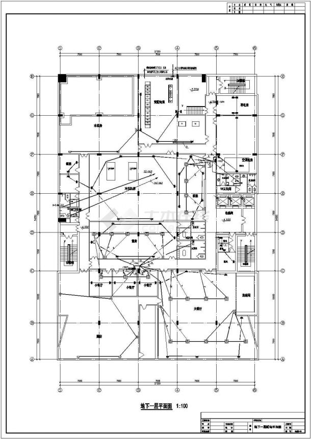 某大型综合楼电气全套图（共18张）-图二