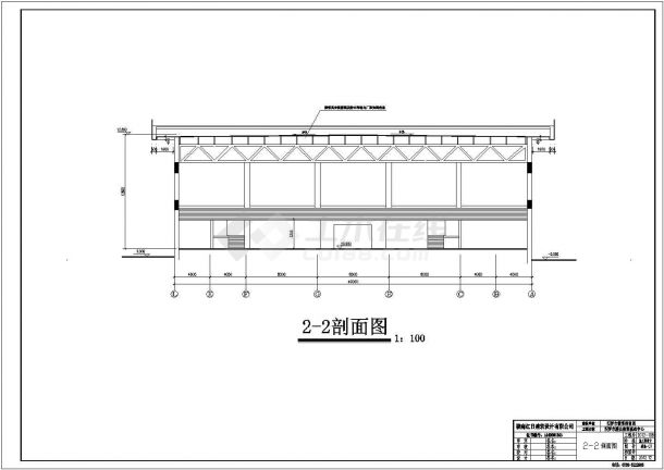 汨罗市某室内单层羽毛球馆建筑设计方案-图二
