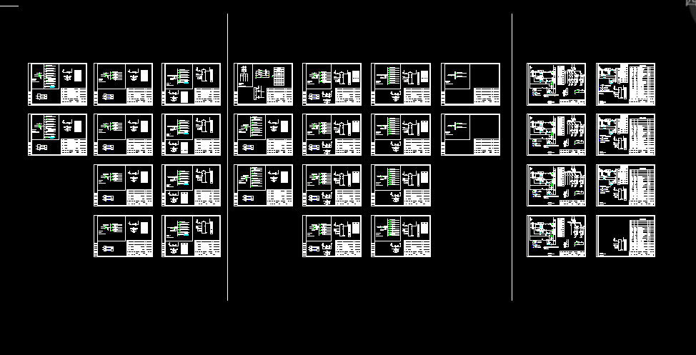 某住宅小区工程27台配电箱电气图纸（共31张）