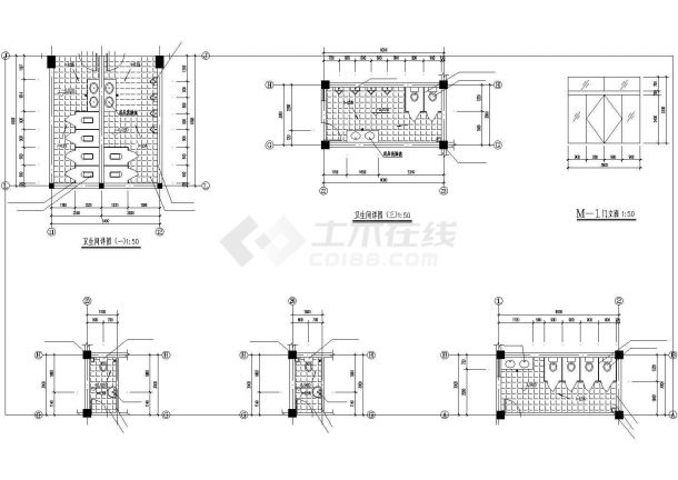 某地二层新菜场修改建筑施工图（含设计说明）-图二