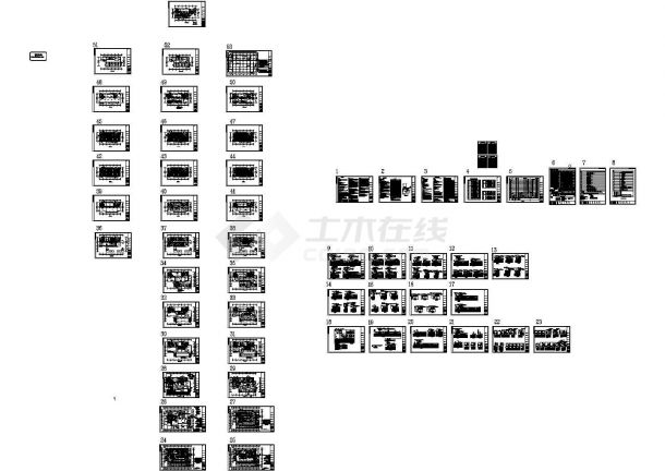 某高层商业综合楼（22725.4平方米）强弱电设计cad电气施工图70张（含设计说明，商业宾馆甲级设计院）-图一
