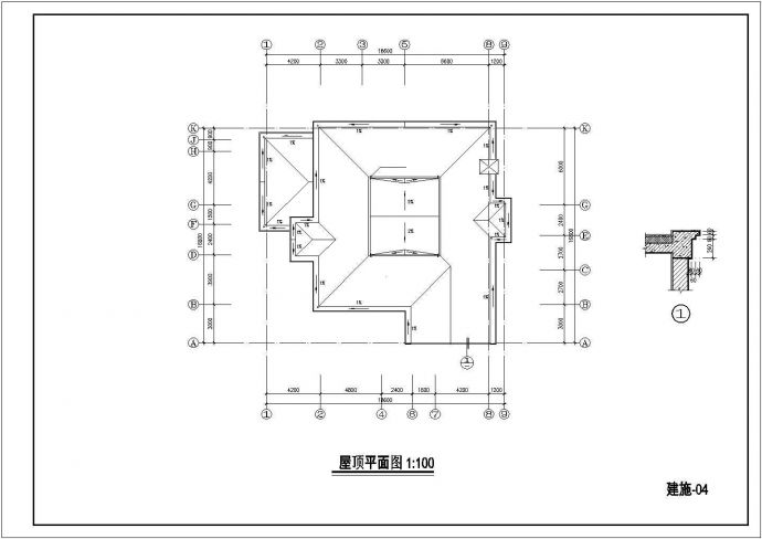 一套不错的小型别墅建筑CAD图纸_图1