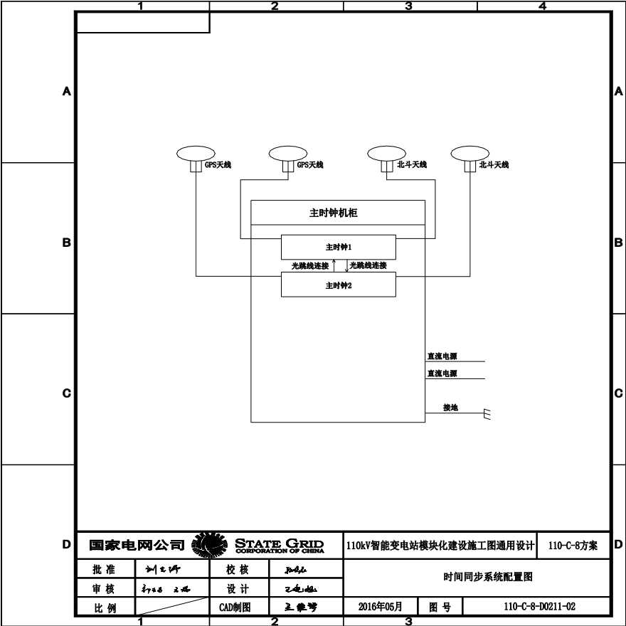 110-C-11-02 时间同步系统配置图.pdf-图一