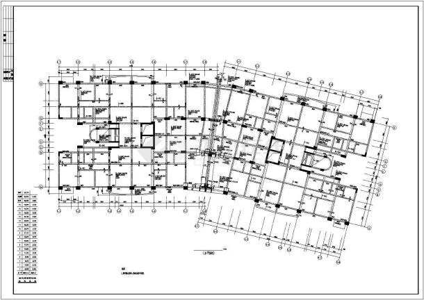 某地区花园建筑框架结构施工全套图-图二