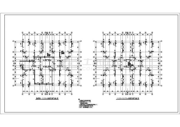 某23层剪力墙住宅全套建筑结构设计图-图二