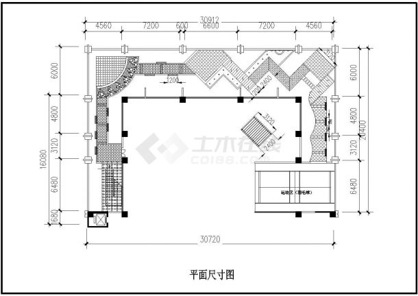 含运动区的屋顶花园规划设计图（共5张）-图二