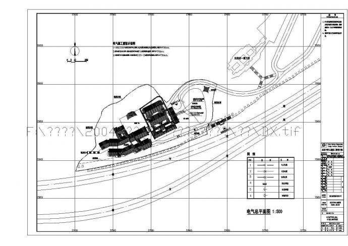 某植物园民俗村规划设计cad全套建筑施工图（含设计说明，含给排水设计，含结构设计，含电气设计）_图1