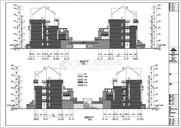 某地区五层框架结构住宅楼建筑设计方案-图二