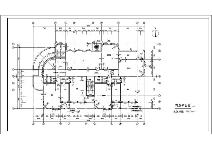 某地下一层地上四层框架结构幼儿园教学楼建筑施工图_图1