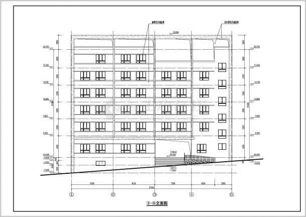 某地区5层幼儿园综合楼建筑设计方案-图一