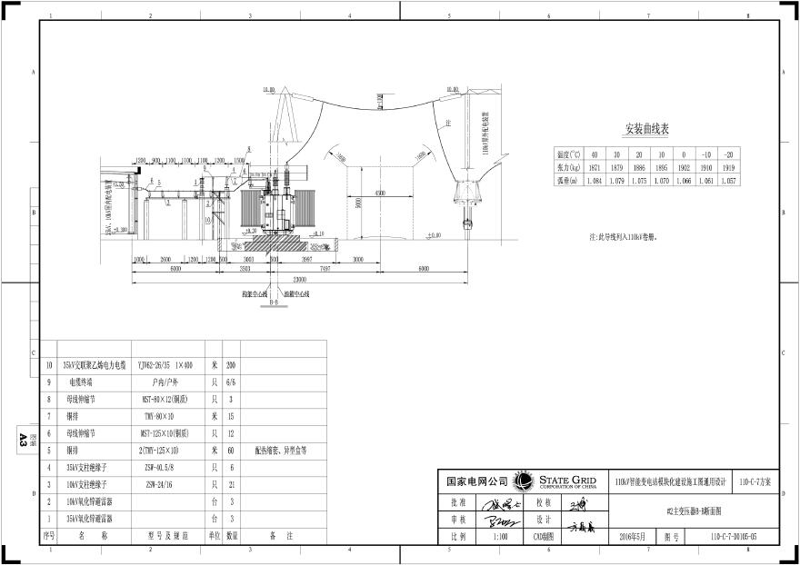 110-C-7-D0105-05 2号主变压器B-B断面图.pdf-图一