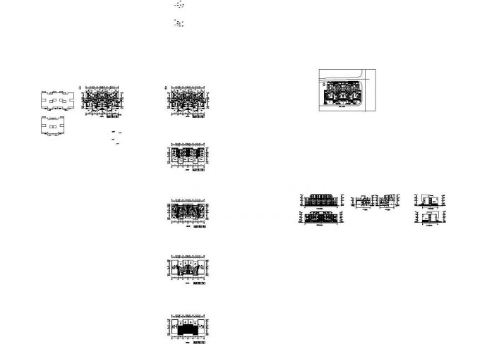 某大型高档综合住宅区规划设计cad全套建筑施工图（大院设计）_图1