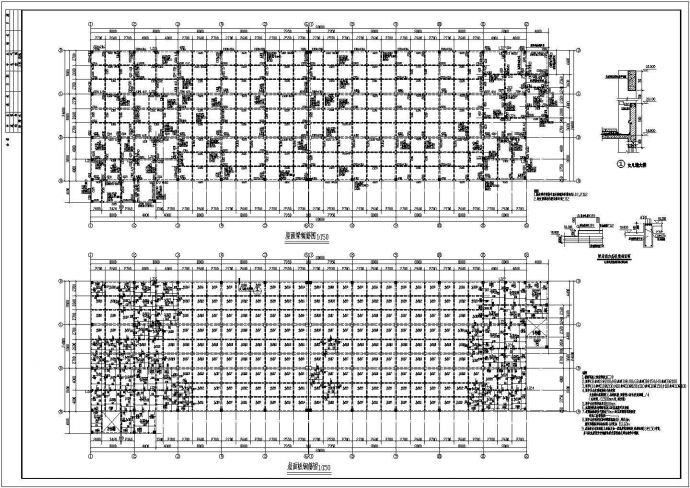某地一套详细的24x80m厂房结构设计图_图1