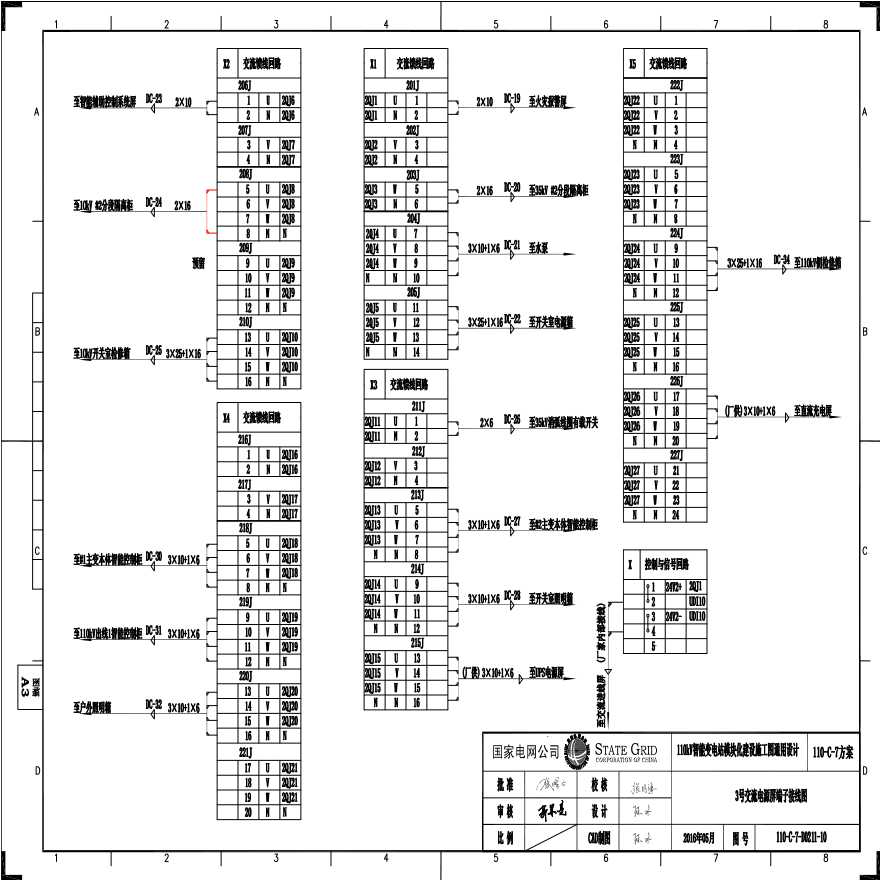 110-C-7-D0211-10交流电源屏端子接线图.pdf