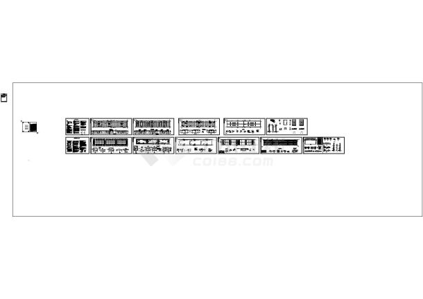 单层排架结构仓库结构施工图（含建施、审查意见书）-图二