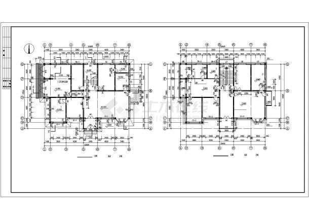 某地小型三层别墅建筑施工图（共10张）-图二