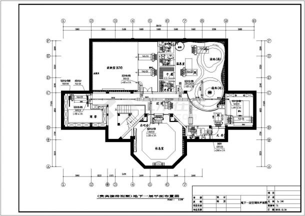 某三层高档会所级别墅中央空调设计图（七张）-图二