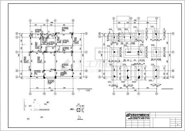 某地大型三层花园别墅建筑方案图（标注详细）-图一