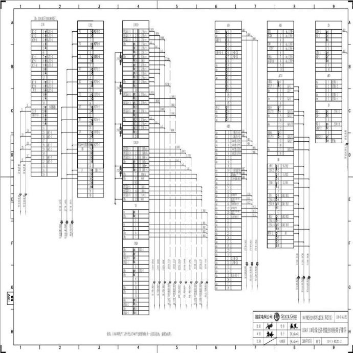 110-C--D0202-12 110kV 1M母线设备智能控制柜端子排图.pdf_图1