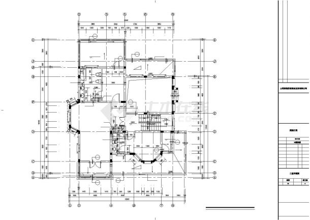 某地三层别墅建筑结构水暖电施工图（全套）-图二
