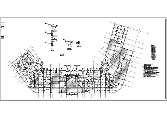 某地地上17层框剪住宅结构设计图_图1