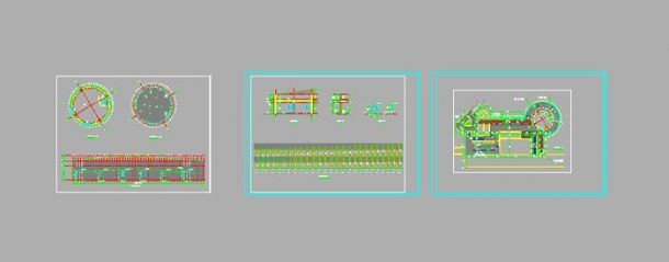 某公园管理用房建筑图-图一