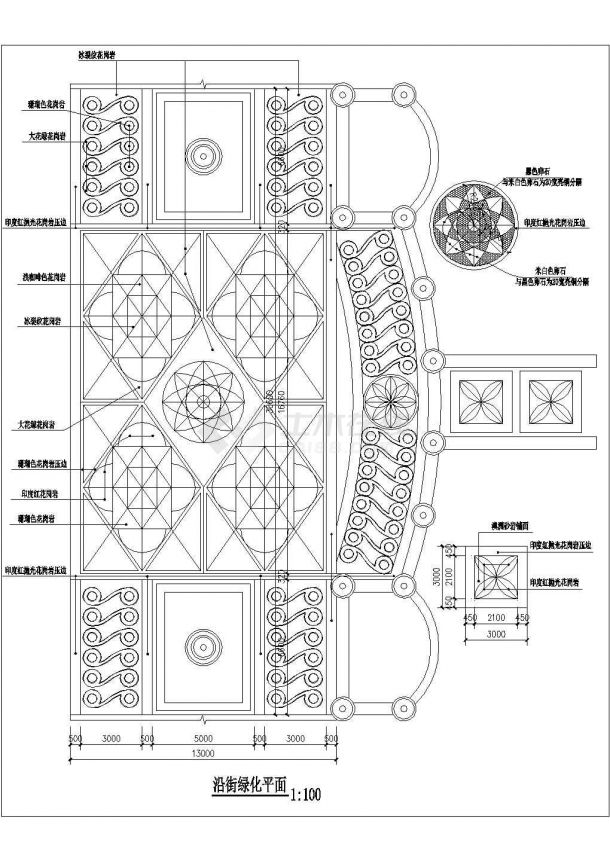 某地大型多层商业广场地面铺设图-图二