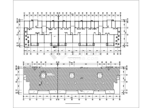 某地小型六层宿舍楼建筑施工图（标注详细）-图二