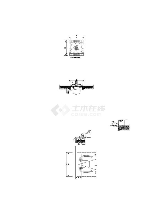 树池、停车位详图-图二