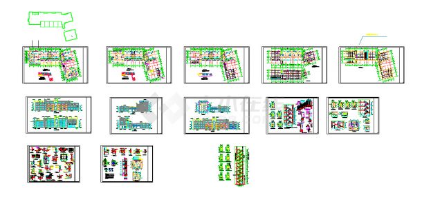 某四层幼儿园建筑施工图（节点详细）-图一