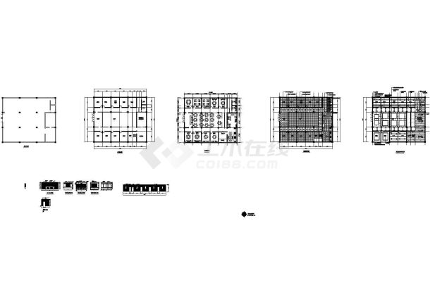 中式餐厅室内装修图，共14张图纸-图一