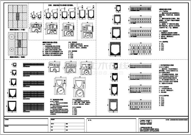 线性排水系统设计铺装模式运用设计图-图二