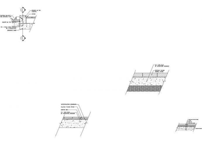 重庆希尔顿酒店屋顶花园景观绿地设计cad全套施工图（英文标注）_图1