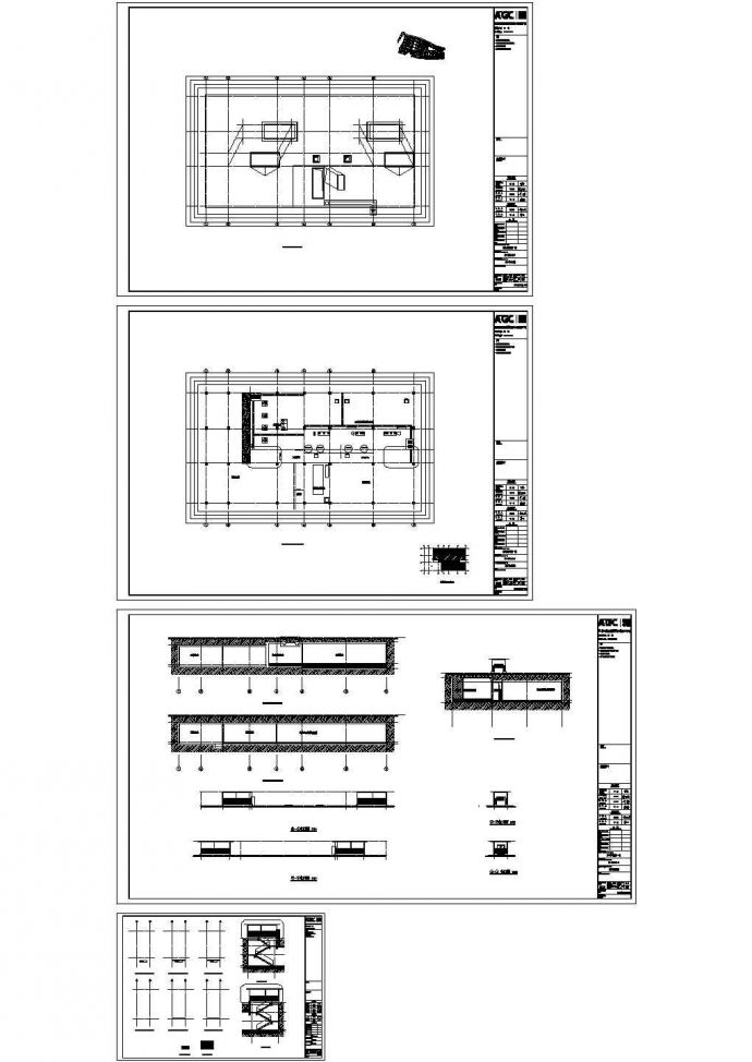 某六层住宅地下设备房电气图（含建筑结构水电暖全专业 知名设计院）_图1