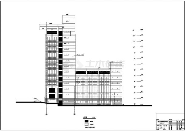 济南大学某12层综合楼建筑设计方案-图二
