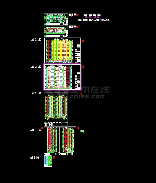 26层C10#高层住宅全专业设计施工图-图二
