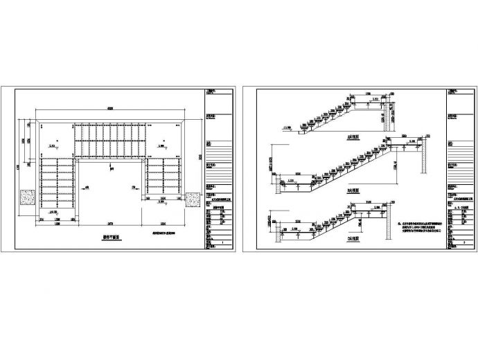 点式玻璃 楼梯的方案图纸，常用节点_图1