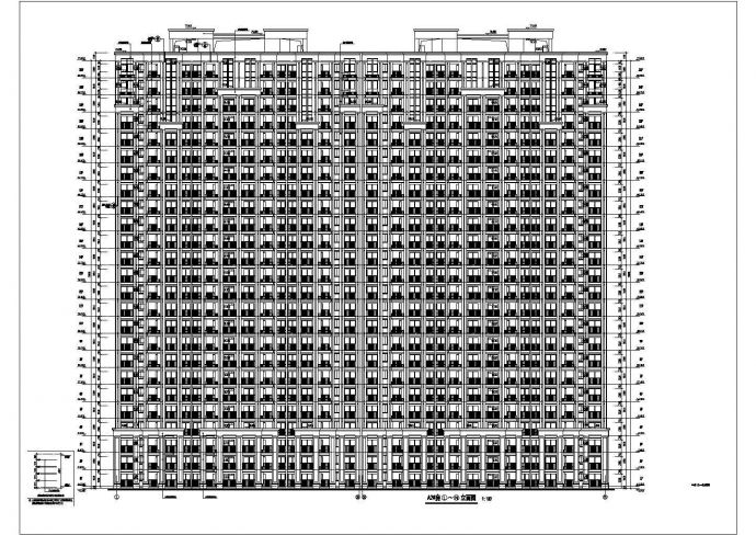 某地区25层住宅楼建筑设计施工图_图1