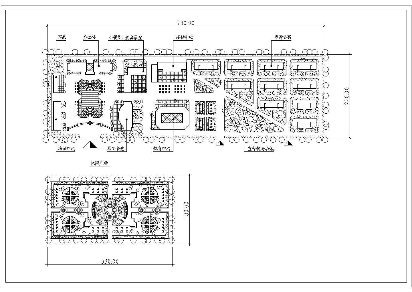 内蒙鄂尔多斯某厂前期规划方案设计图