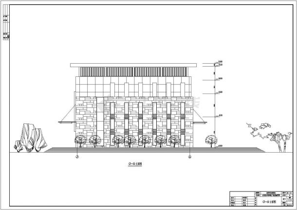 【江苏泰州】某大型四层农展馆建筑设计初步方案-图二